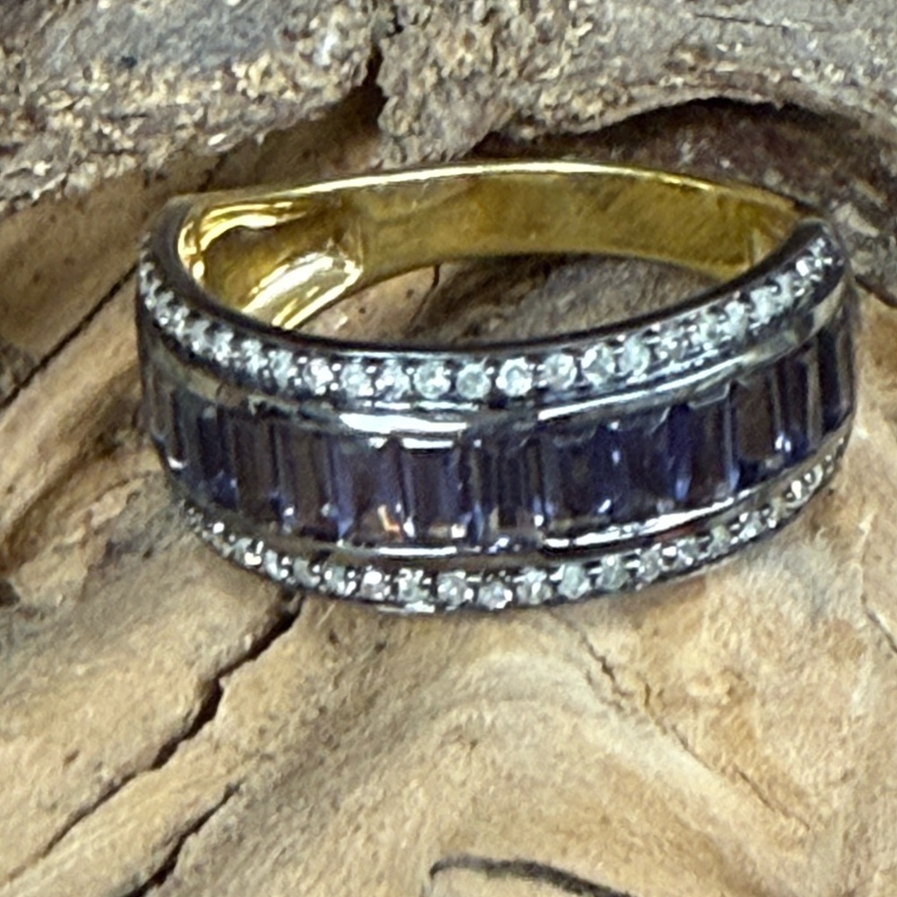 “Snapshot Iolite ring”. New in box.